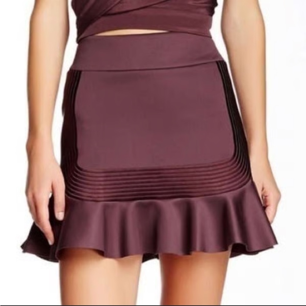 Robert Rodriguez merlot skirt